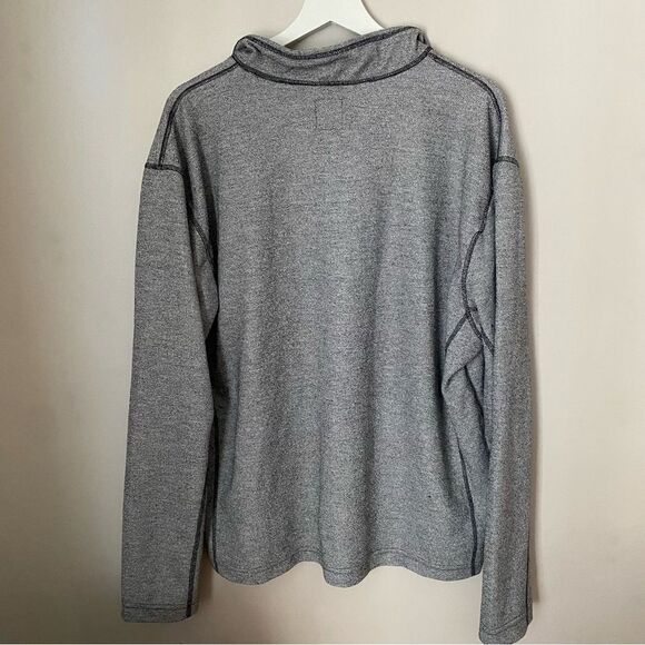 Vintage 1946 Quarter Zip Gray Casual Long Sleeve Comfy Neutral - Picture 5 of 9